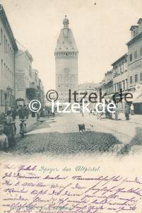 Itzek Bierkr&uuml;ge Speyer Postkarten - kleiner blau-108