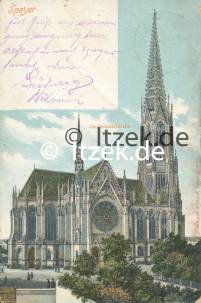 Itzek Bierkr&uuml;ge Speyer Postkarten - kleiner blau-110